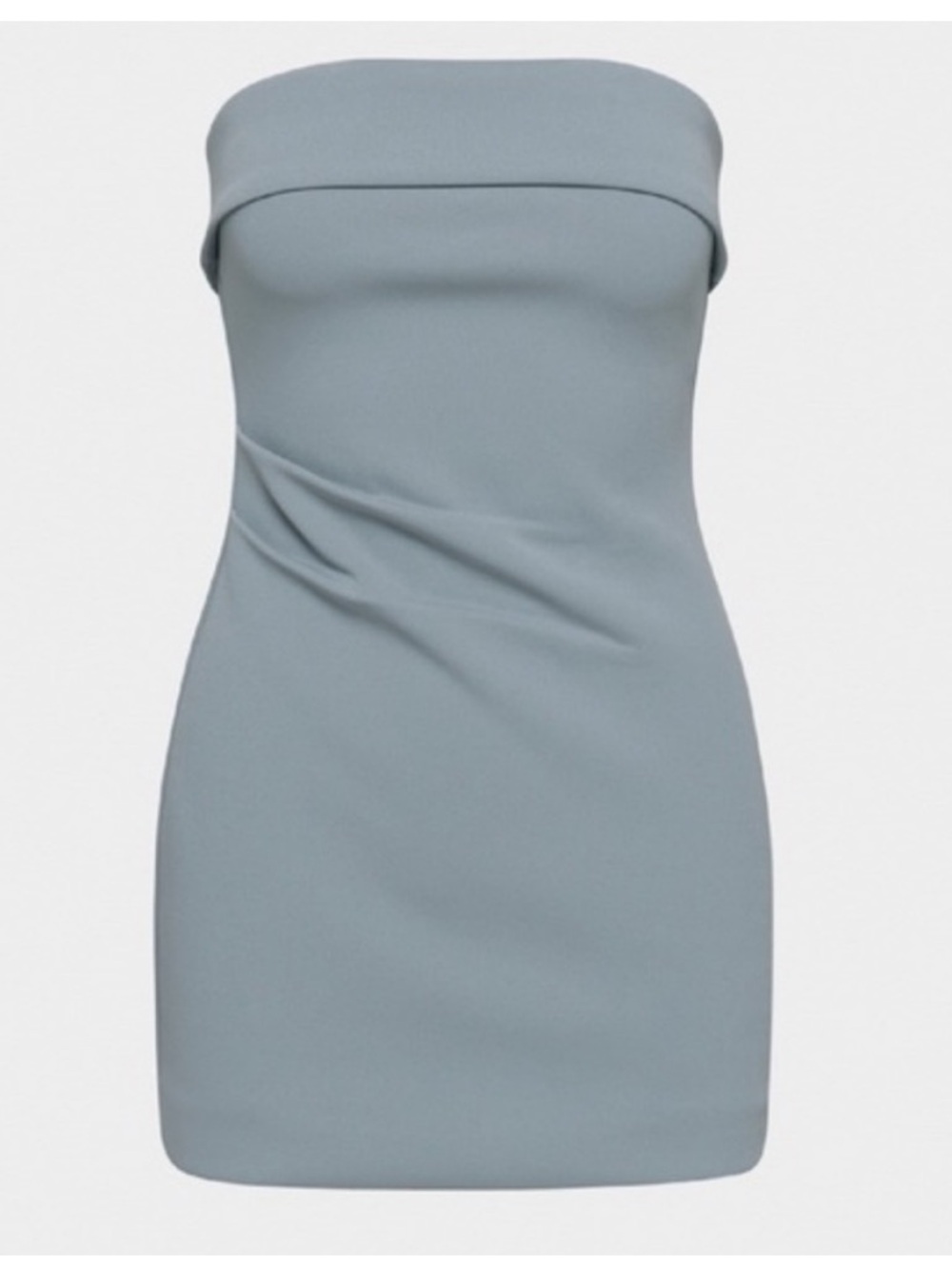 Aritzia Strapless Mini Dress in Shady Blue NWT XS